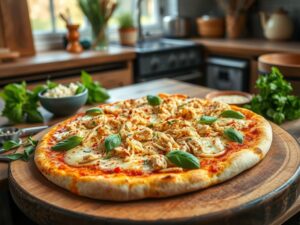 Pizza de Frango com Catupiry Deliciosa
