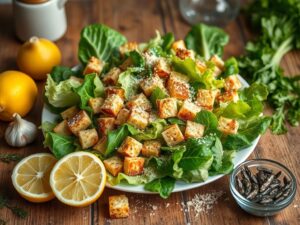 Salada Caesar do Chef