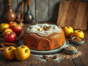 Bolo de Maçã com Canela Encantado