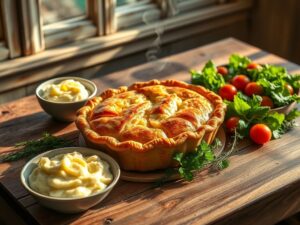 Torta de Frango com Massa Podre dos Sonhos