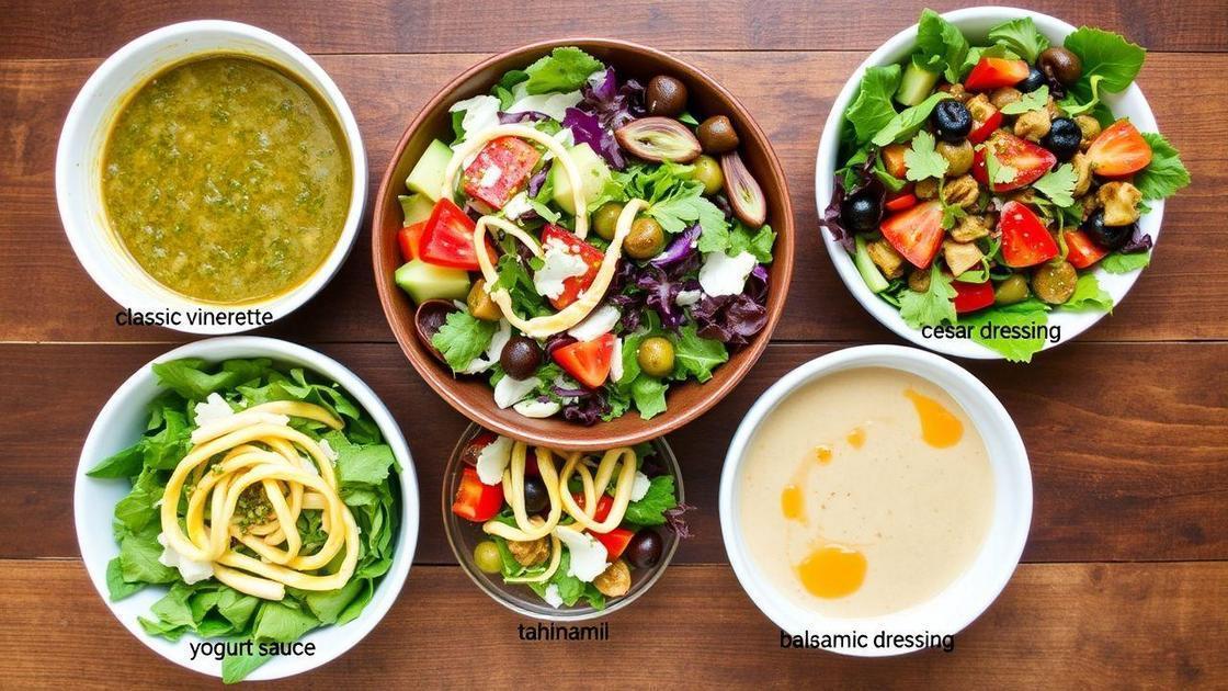 Temperos e molhos que realçam o sabor das saladas Temperos e molhos que realçam o sabor das saladas