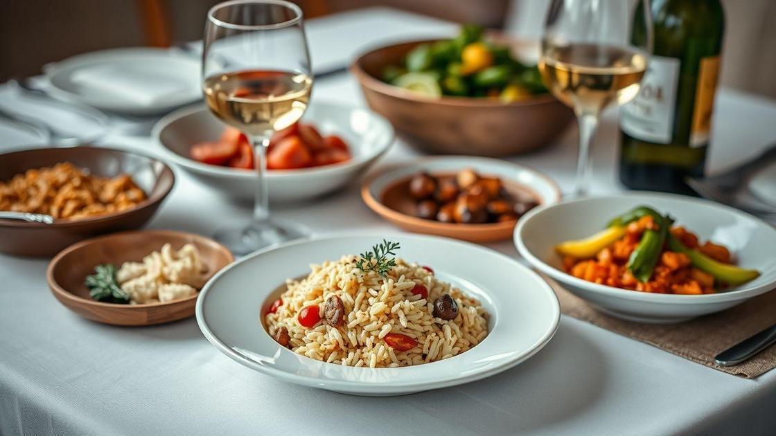 Harmonizando o risoto com acompanhamentos e vinhos