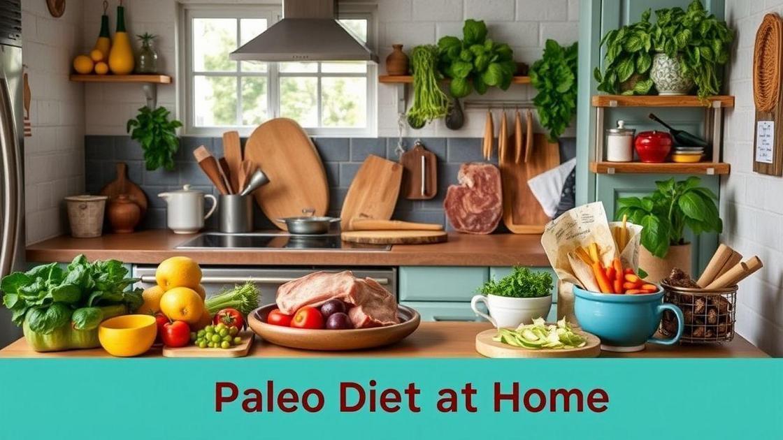 Benefícios da dieta paleo em casa