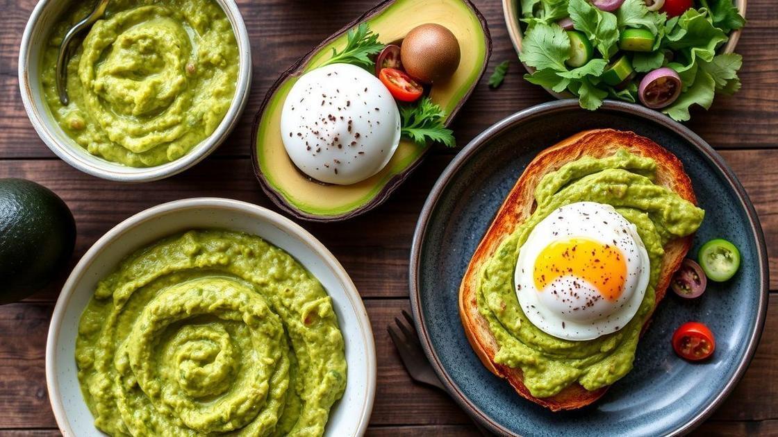 Receitas salgadas com abacate
