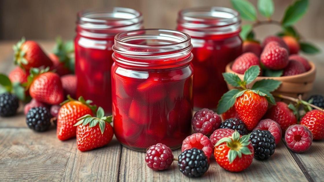 Como fazer geleia de frutas vermelhas