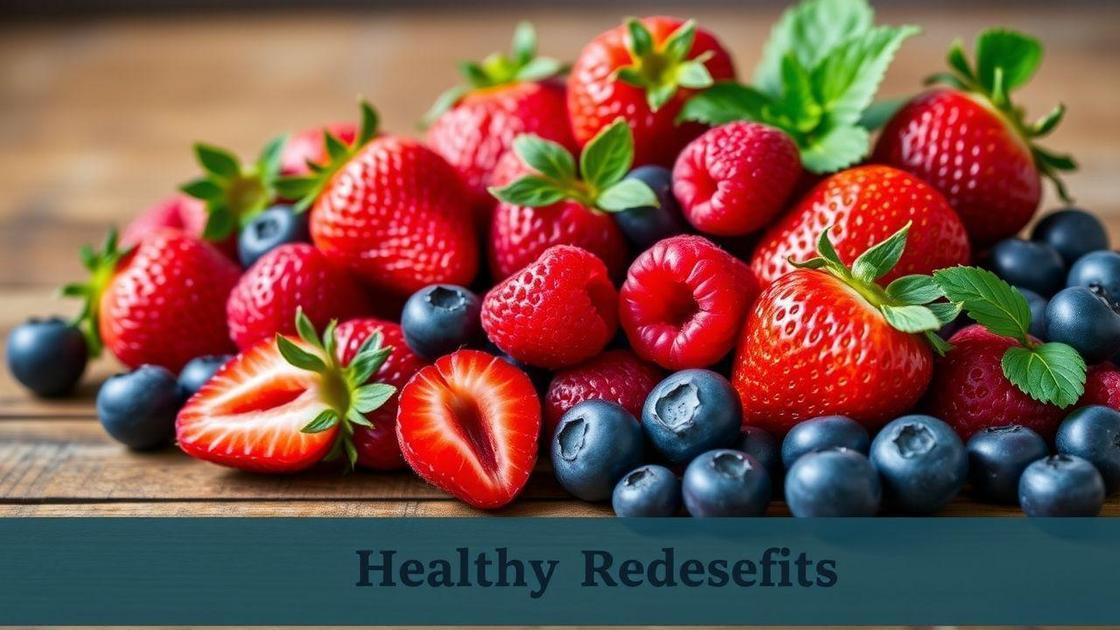 Benefícios das frutas vermelhas para a saúde