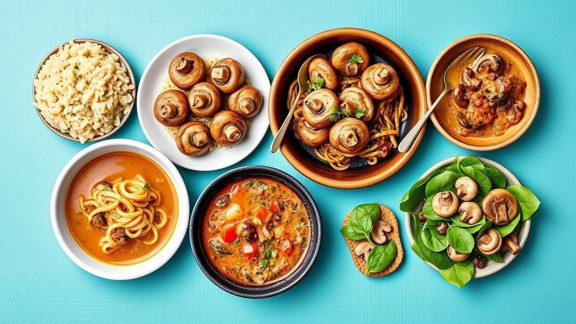 Receitas deliciosas com cogumelos gourmet