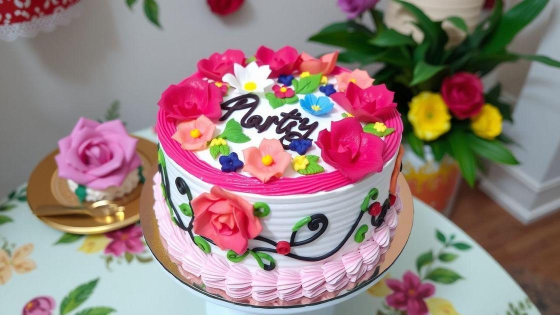 Dicas de decoração para bolos de festa