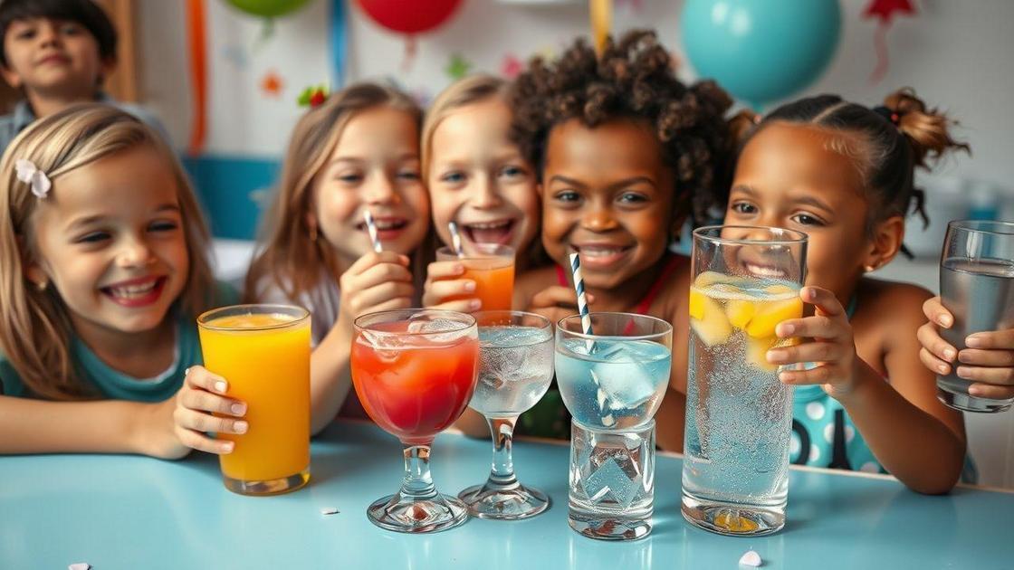 Benefícios das opções não alcoólicas para crianças Benefícios das opções não alcoólicas para crianças