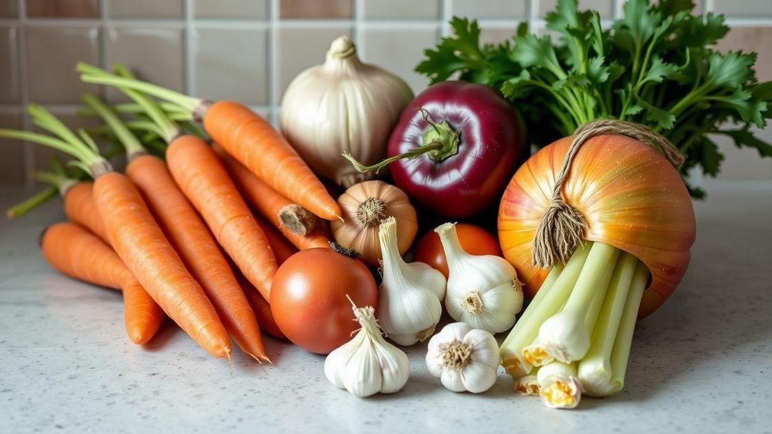 Ingredientes essenciais para o caldo perfeito