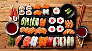 Sushi caseiro passo a passo