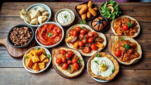 Tapas espanholas para compartilhar