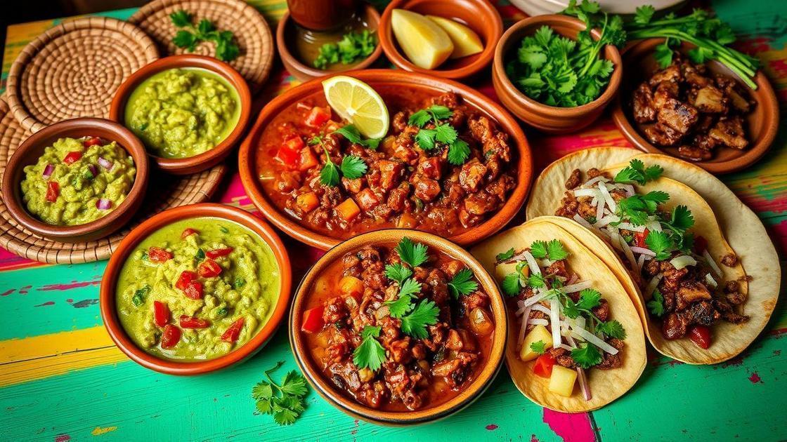 Pratos clássicos mexicanos que levam coentro