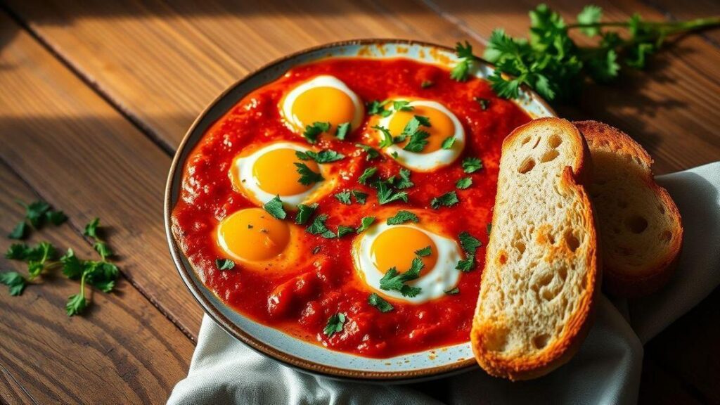 Receita de shakshuka