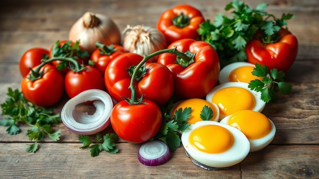 Ingredientes essenciais para sua shakshuka Ingredientes essenciais para sua shakshuka