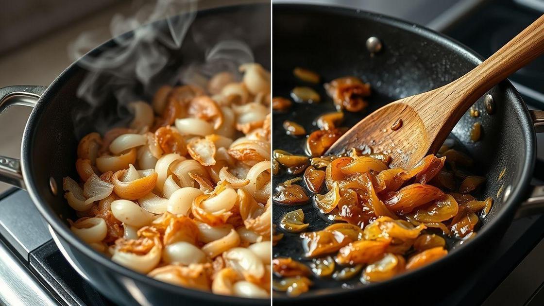 Passo a passo para caramelizar cebolas