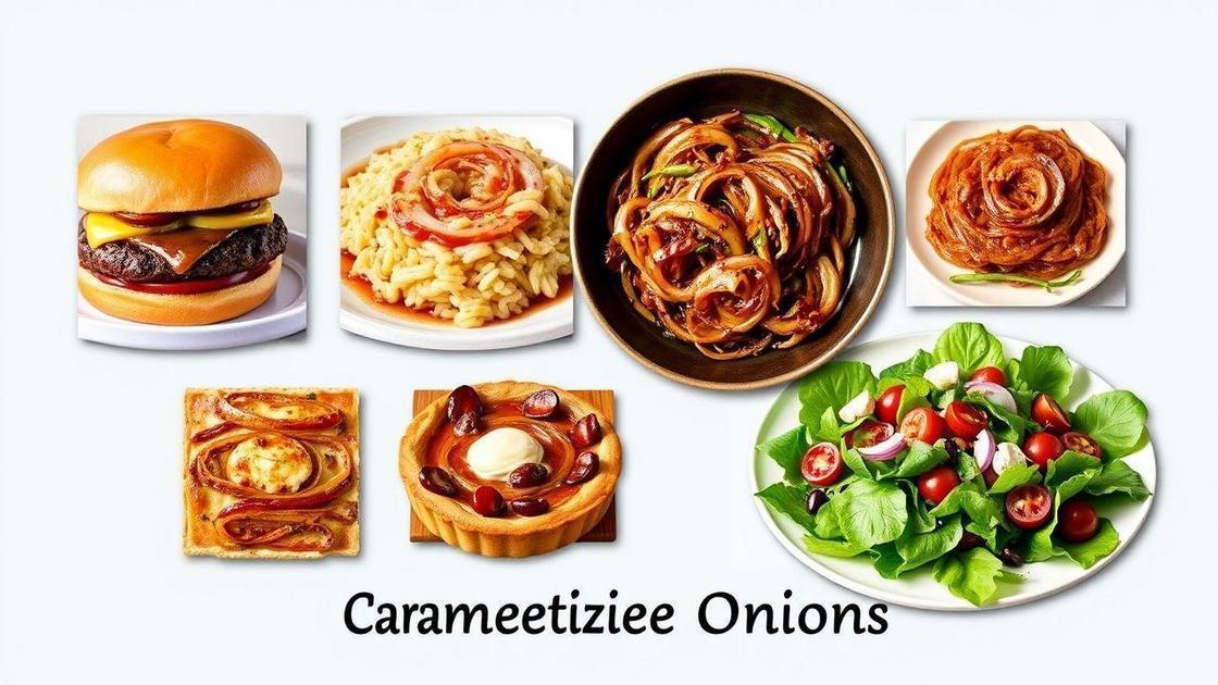 Receitas deliciosas com cebolas caramelizadas