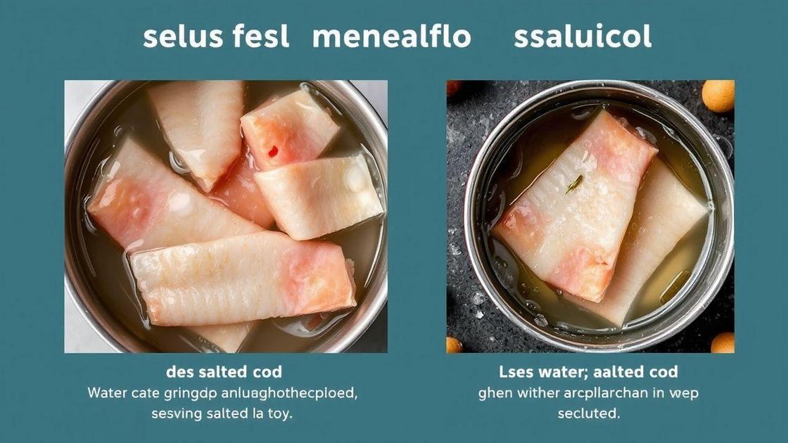 Métodos eficazes para dessalgar bacalhau
