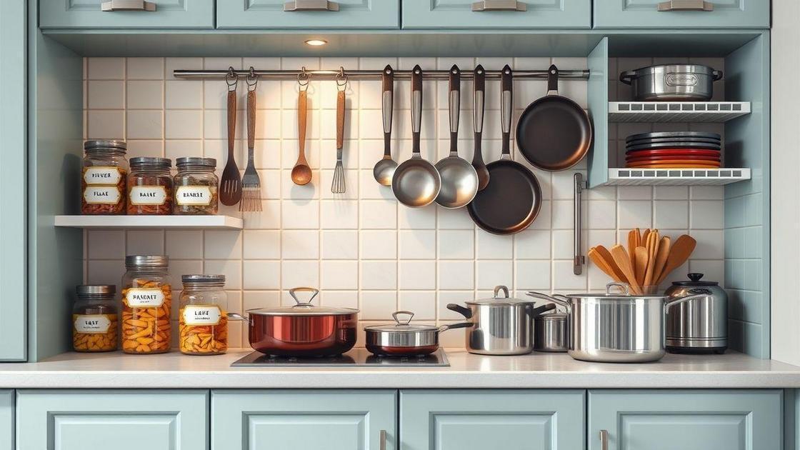 Dicas para organizar sua cozinha do jeito certo