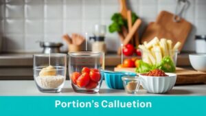 Como calcular porções