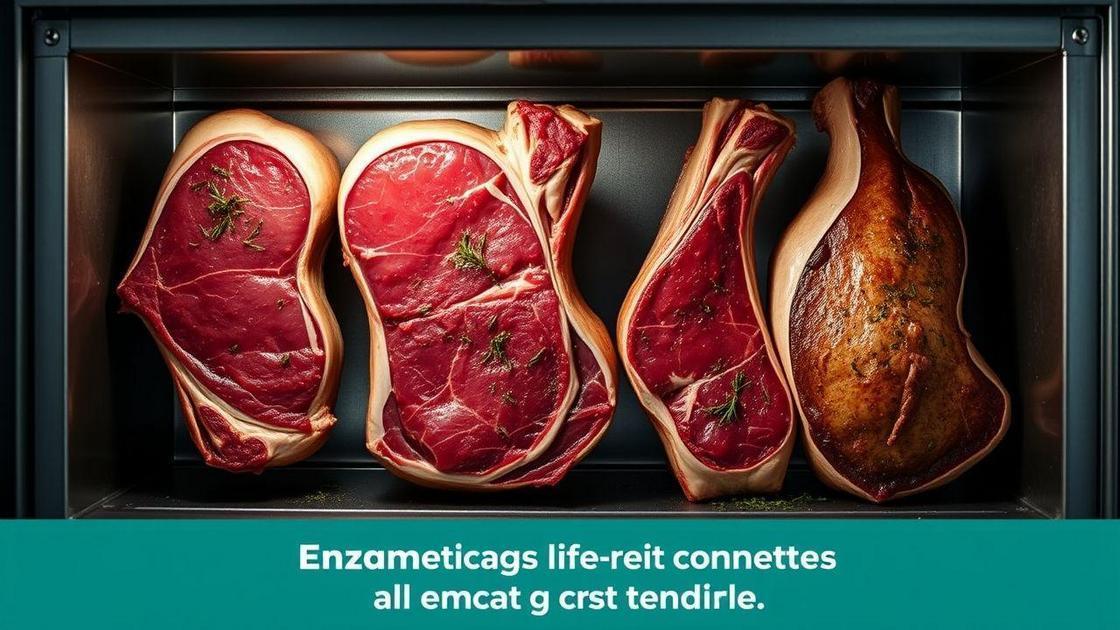 O papel das enzimas na maciez da carne