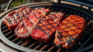 Ponto de carne: mal passado, ao ponto, bem passado