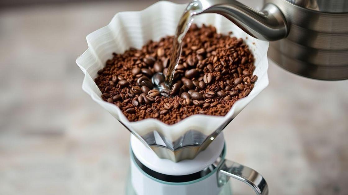 Como é feito o café coado?