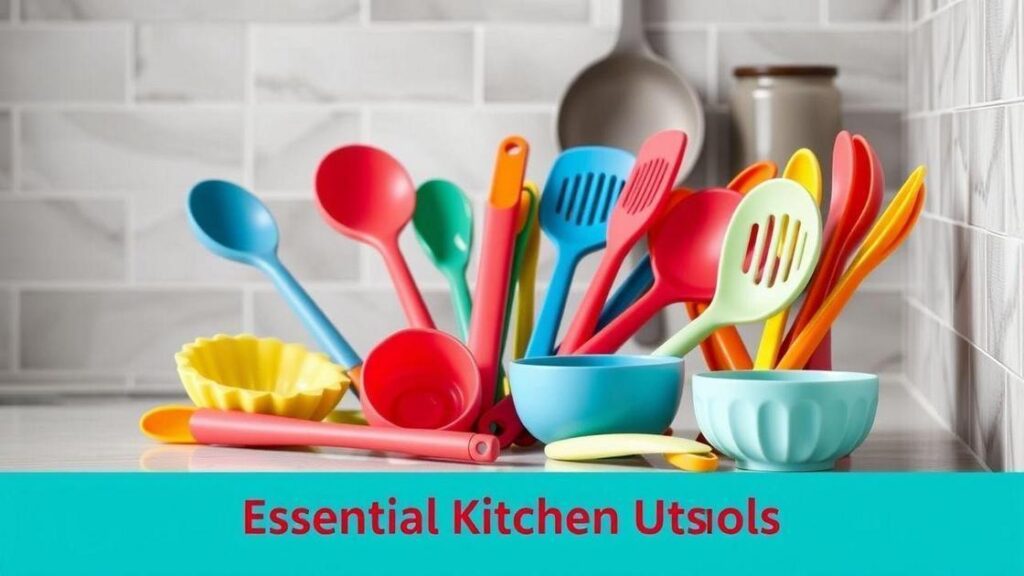 Utensílios de silicone essenciais