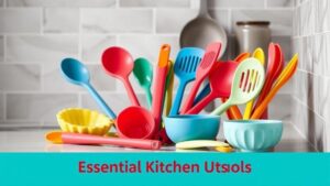 Utensílios de silicone essenciais