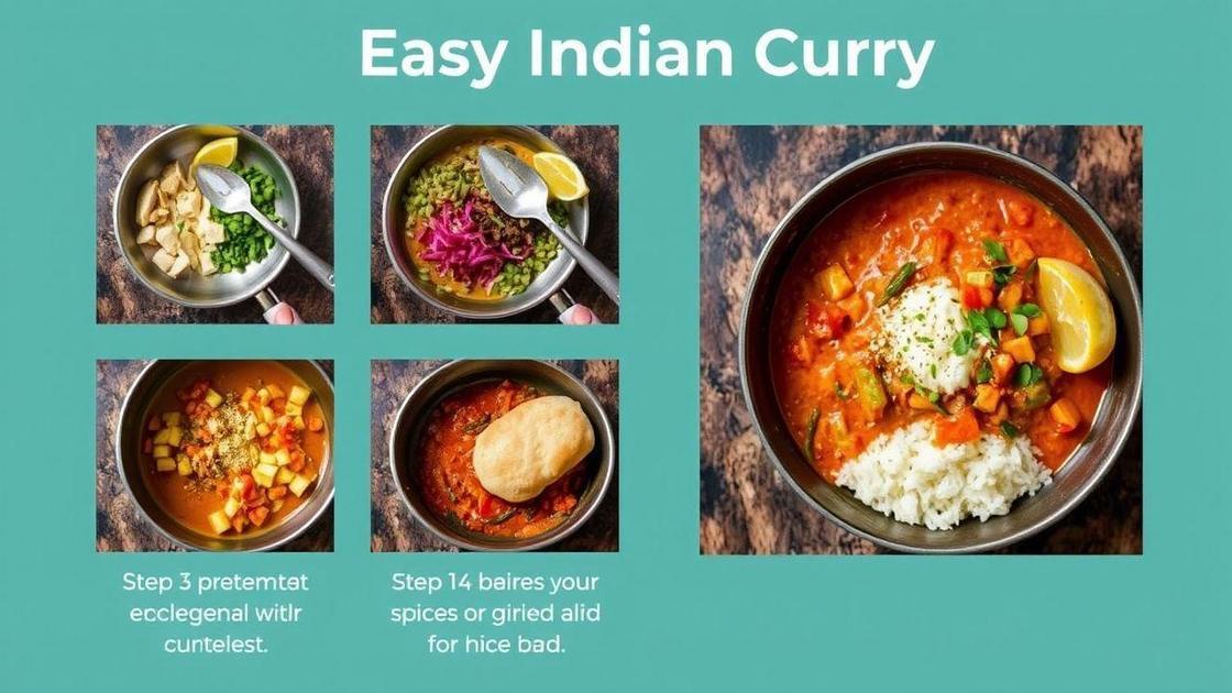 Passo a passo do curry indiano fácil Passo a passo do curry indiano fácil