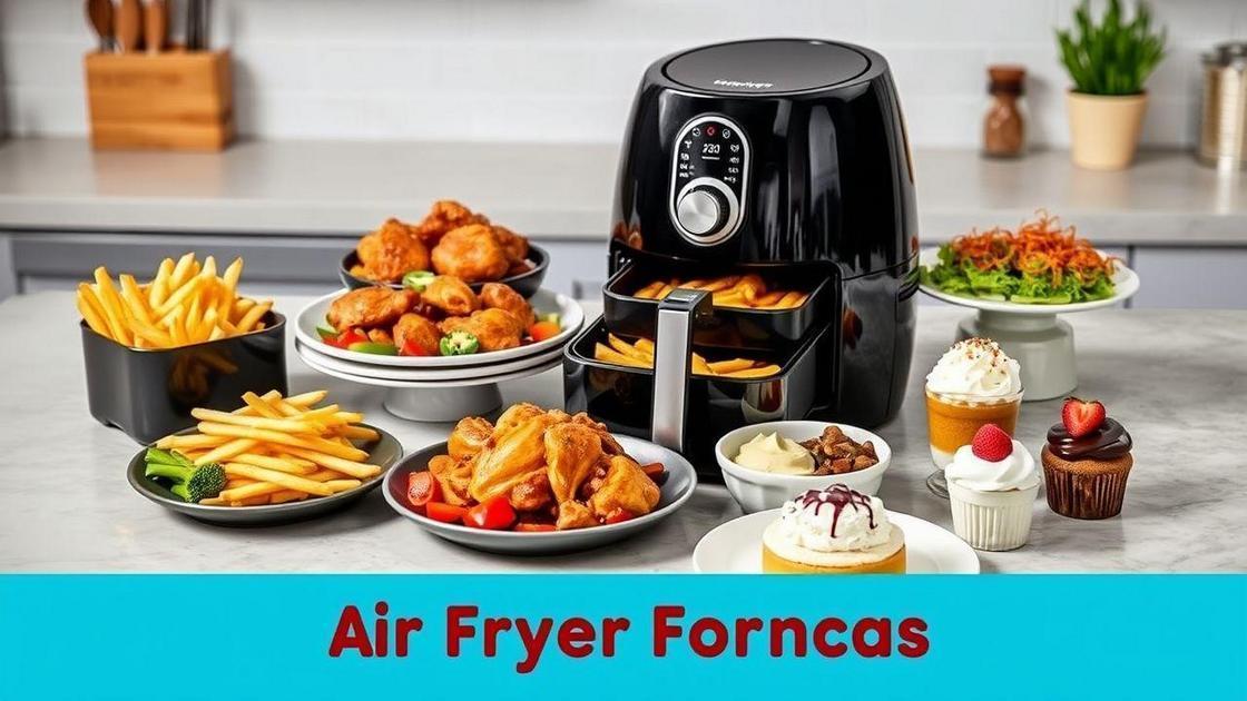Como usar a air fryer para diversas receitas