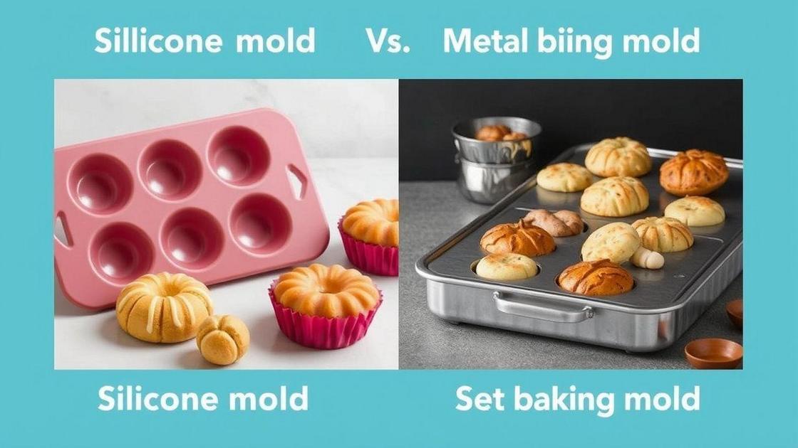 Quando escolher formas de silicone ou metal?