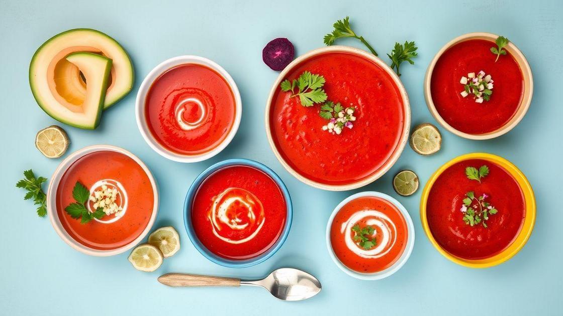 Dicas e variações do gazpacho