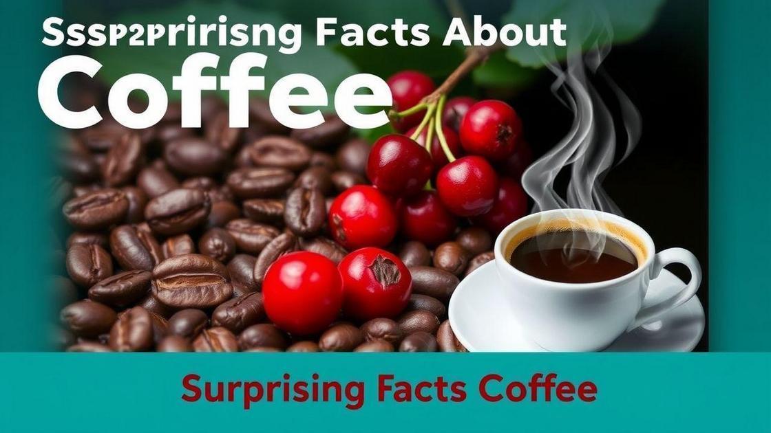 Fatos surpreendentes sobre o café