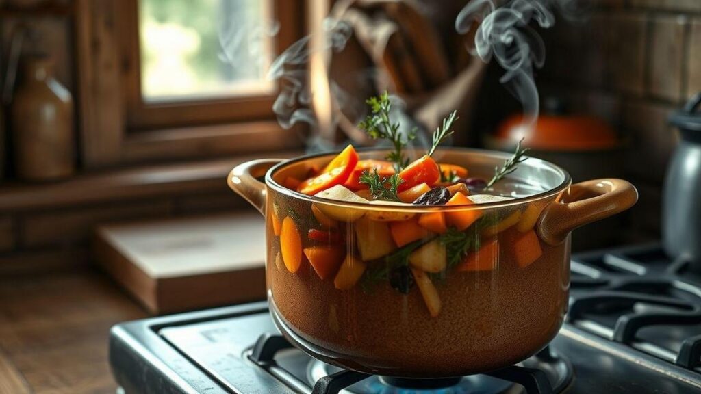 Como preparar caldos e fundos