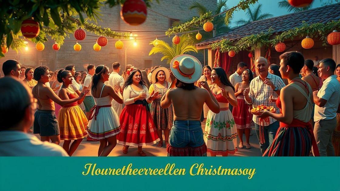 A influência da cultura local nas festividades