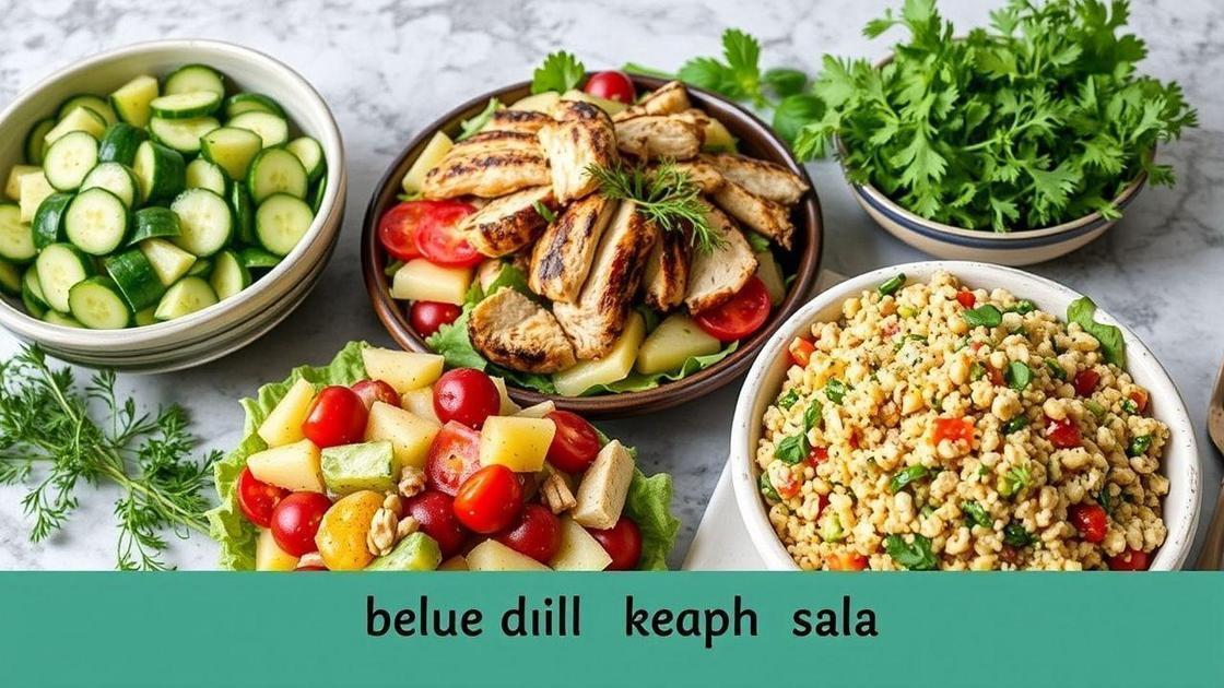 Receitas fáceis com endro em saladas Receitas fáceis com endro em saladas