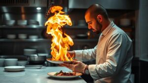 Como flambear receitas