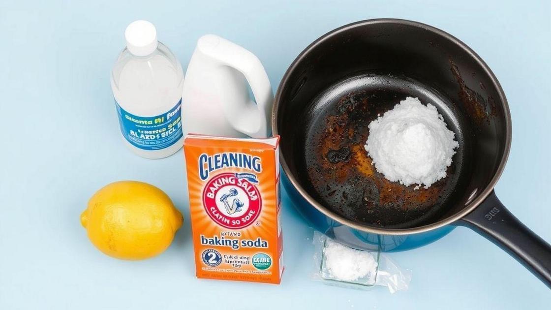 Produtos caseiros para limpar superfícies queimadas Produtos caseiros para limpar superfícies queimadas