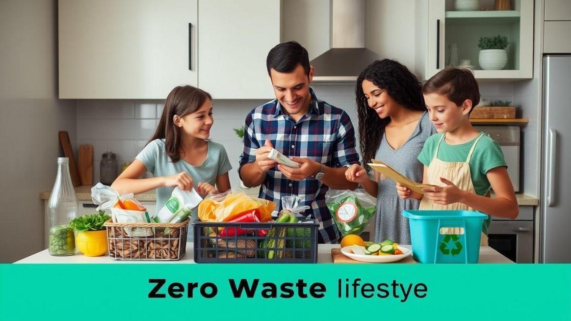 Como envolver a família no zero waste