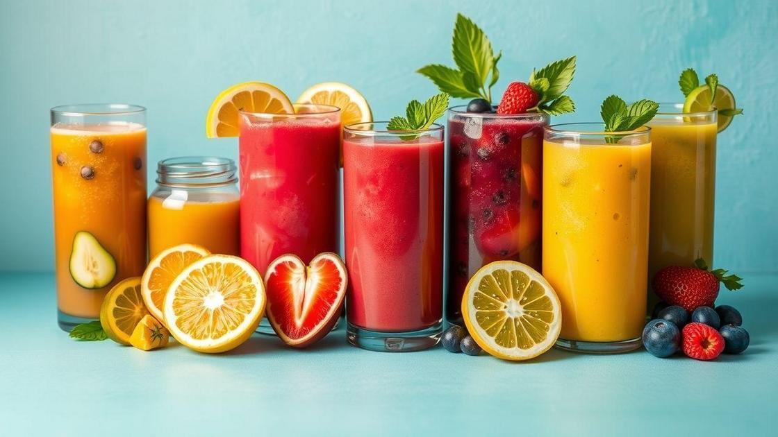 Benefícios dos sucos detox para a saúde