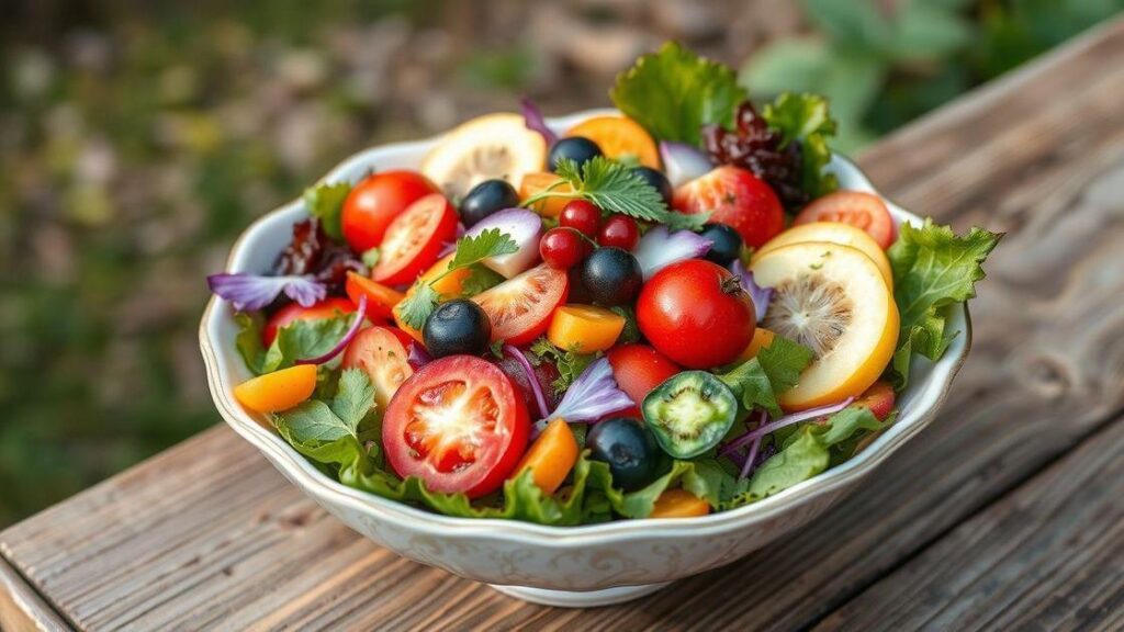 Saladas refrescantes de primavera