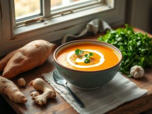 Sopa de Batata-Doce e Gengibre do Bem