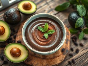 Creme de Abacate com Cacau Delícia