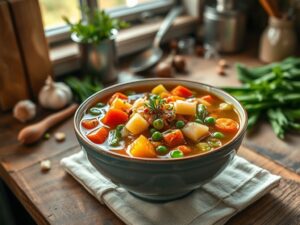 Sopa de Legumes Caseira da Terra