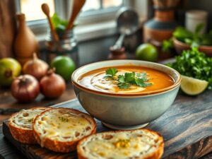 Sopa de Cebola Tropical
