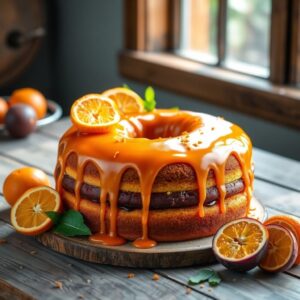 Bolo do Sol: Laranja com Toque de Maracujá