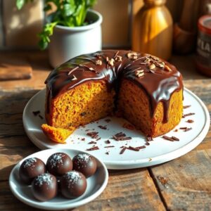 Cenoura Encantada com Brigadeiro