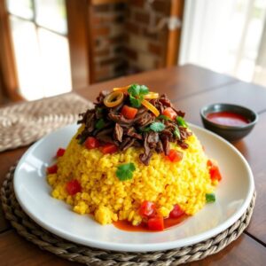 Cuscuz do Sertão com Carne de Sol